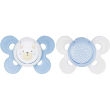 chicco physio comfort - 2 succhietti in silicone 2-6m boy