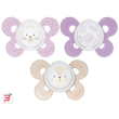 chicco succhietto comfort girl in silicone 6-16 mesi 2 pezzi