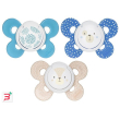 chicco succhietto comfort boy in silicone 6-16 mesi 2 pezzi
