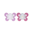 chicco succhicco comfort silicone luminoso g 12+ 2 pezzi