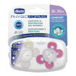 chicco succhietto physio comfort lumi silicone rosa 16-36m 2 pezzi