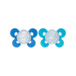 chicco succhicco comfort silicone luminoso b 12+ 2 pezzi