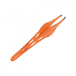 2easy pinzetta in acciaio per sopracciglia classic arancione