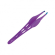 2easy pinzetta in acciaio per sopracciglia classic viola