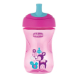 chicco tazza advance rosa 12m+ - tazza con cannuccia per bambini, beccuccio anti-goccia