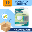 soffisof air dry pants super 8 gocce taglia m 9 pezzi - mutandina traspirante per perdite da medie a