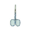 forbicine per unghie design blu punta arrotondata malinki - varie