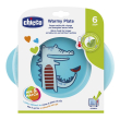 chicco piattino pappa calda azzurro 6 mesi+ - il compagno ideale per una pappa calda