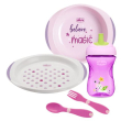 descrizione tutto il necessario per avere un perfetto set pappa.   formato  contiene: - advanced cup