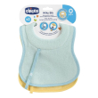 chicco bavagline 0m+ 2pz azzurro 2 pc