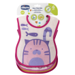 chicco bavaglino pappa 6m 3 pezzi girl