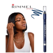 rimmel london -matita occhi waterproof scandaleyes kohl kajal, 008 blue
