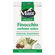 matt erboristica finocchio carbone anice integratore per gonfiori addominali 40 compresse
