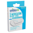 medicazione sterile unidea tessuto non tessuto 7,5 x 5 cm 5 pezzi
