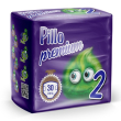 pillo premium pannolini misura 2 mini 3/6 kg 30 pezzi