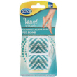 scholl velvet smooth refill spazzola esfoliante per pelle secca di piedi e gambe (2 testine)