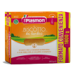 l'esclusiva ricetta del biscotto plasmon, con calcio, ferro e vitamine selezionate, &egrave; attenta
