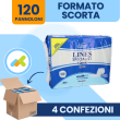 lines specialist classic pannolone sagomato plus 6 gocce 30 pezzi - pannoloni con barriere laterali