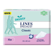 lines specialist - 30 traverse assorbenti salvaletto per incontinenza 40 x 60 cm