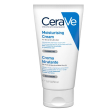 cerave crema idratante, per pelli da secche a molto secche per il corpo e il viso, 50 ml
