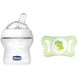 chicco  biberon naturalfeeling + succhietto physio micro