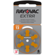 batteria modello 13 per amplificatore acustico 6 pezzi