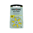 batterie size 10 per apparecchi acustici rayovac 6 pezzi - varie