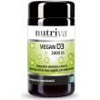 nutriva vegan d3 - integratore a base di vitamina d 60 compresse masticabili