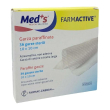 med's farmactive - 36 garze paraffinate sterili per ustioni ferite e scottature 10 x 10 cm