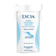 lycia, quadrotti struccanti viso e occhi, tessuto morbido in 100% puro cotone, doppia azione con tra