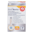 pic safe gluco monitor - 25 strisce reattive per glicemia