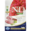 farmina gatto n&d quinoa weight management agnello, quinoa, broccoli & asparagi 300 gr