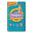 pampers costumino taglia 5+, 10 pezzi