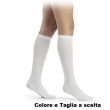 calza a gambaletto diabetica mediabet modello 5000 colore bianco taglia small per piedi sensibili e