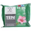 ialucollagen ten salviette struccanti viso confezione da 20