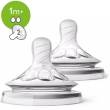 avent tettarella in silicone 2 fori flusso lento 2 pezzi