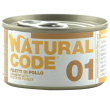 natural code gatto 01 pollo 85gr (lattina)