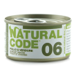 natural code gatto lattina (06) adulto pollo & verdure 85 gr