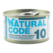 natural code 10 tonno e piccoli pesci bianchi