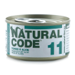 natural code gatto lattina (11) adulto tonno & aloe 85 gr