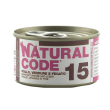 natural code gatto 15 pollo verdure fegato 85gr (lattina)