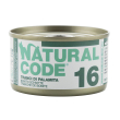 natural code gatto lattina (16) adulto tranci di palamita 85 gr