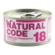 natural code gatto 18 tonnetto prosciutto 85gr (lattina)