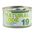 natural code gatto lattina (19) adulto pollo & asparagi 85 gr     temporaneamente mancante dall&