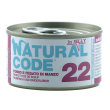 natural code gatto lattina (22) adulto tonno & fegato di manzo 85 gr