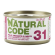 natural code gatto 31 jelly pollo amaranto carote 85gr (lattina)