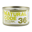 natural code gatto 36 tonno te' verde 85gr (lattina)