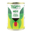 natural code cane 401 pollo salmone carote 400gr (lattina)