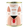 natural code 405 for dog maiale con piselli