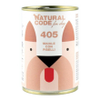 natural code cane 405 maiale piselli 400gr (lattina)